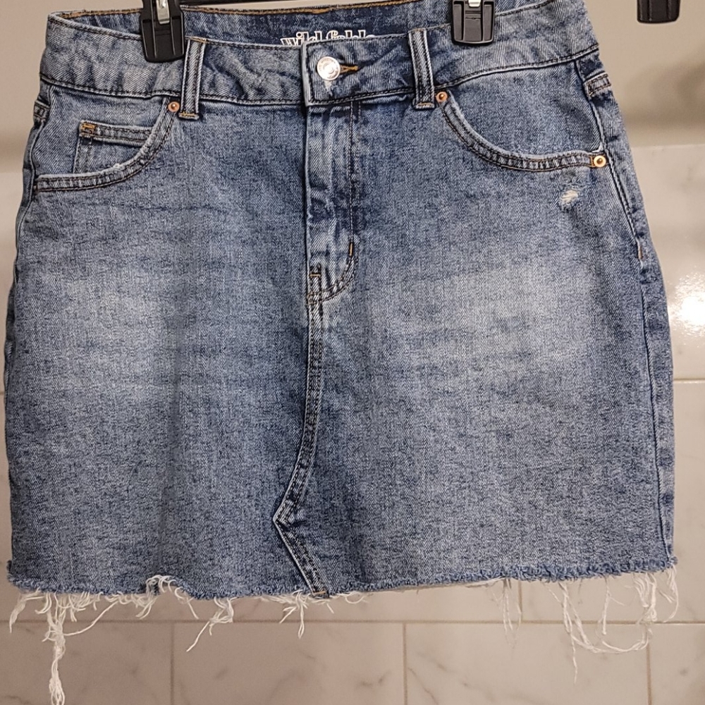 Wild Fable Jean Skirt